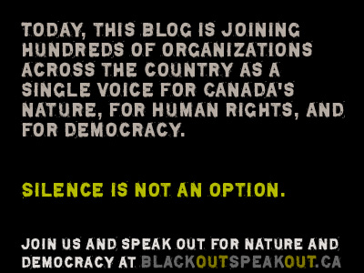 Speak out for nature and democracy