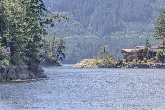 Looking back at the dogleg pass through Malibu.