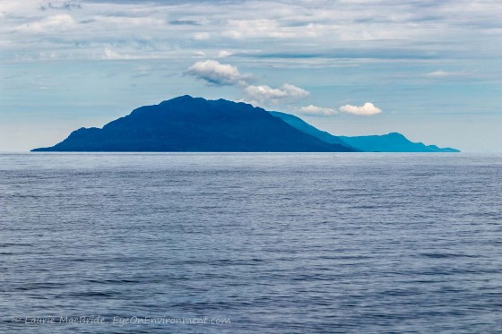 Texada Island in the Strait of Georgia